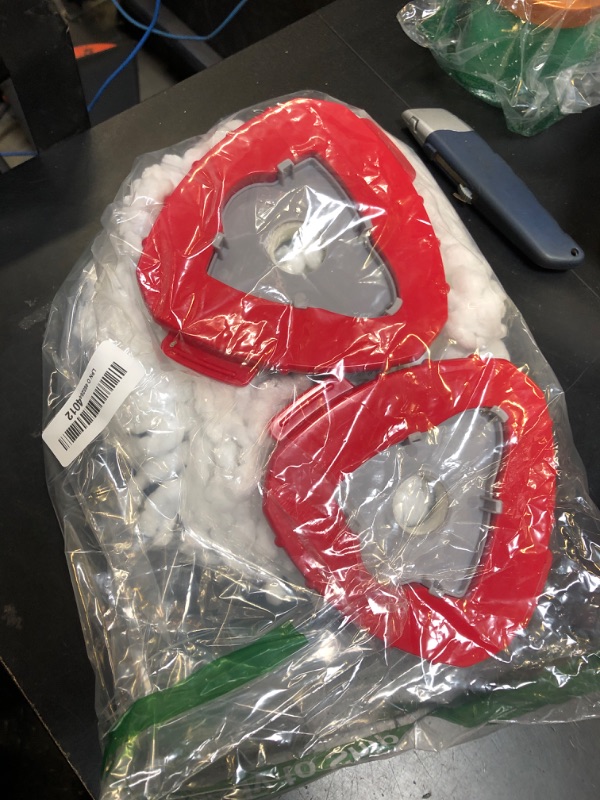 Photo 1 of [2025 New Version] 2-Pack Oceda Scrubber Mop Heads for EasyWring 1-Tank System, Stiff-Bristle Brush Head with Built-in Scouring Pad for Deep Cleaning Floors and Tiles