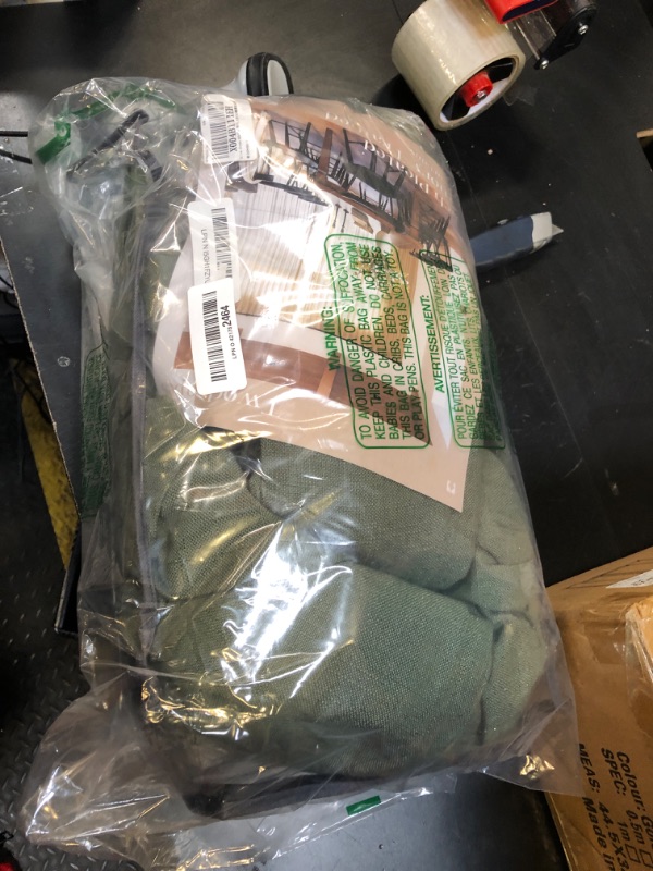 Photo 1 of Loden 120 Inch Long Curtains Extra Long Olive Green Linen Pinch Pleated Curtains 2 Panels for Living Room Bedroom Thick Linen Pleated Hooks Rings Back Tab 120 Inch Drapes for Large Window