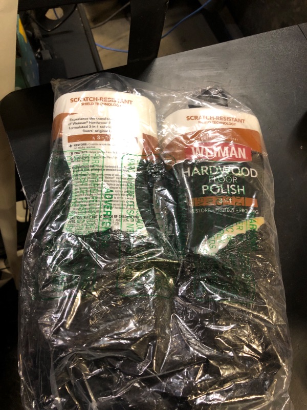 Photo 1 of Weiman Wood Floor Polish and Restorer 32 Oz 3PC Bundle - High-Traffic Hardwood Floor, Natural Shine, Removes Scratches, Leaves Protective Layer
