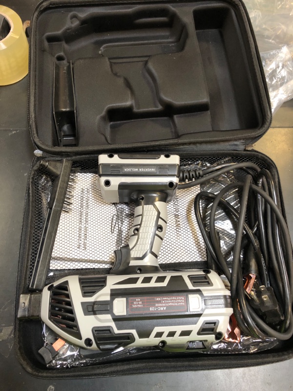 Photo 1 of *SEE CLERK NOTES* TRQWH Hand Held Welder Gun IGBT Inverter Welding Machine 110V ARC Portable Welder Handheld Welding Gun 5 Variable Current Adjustment Stick Welder, Fit for 1/16"-1/8" Welding Rods (Grey)