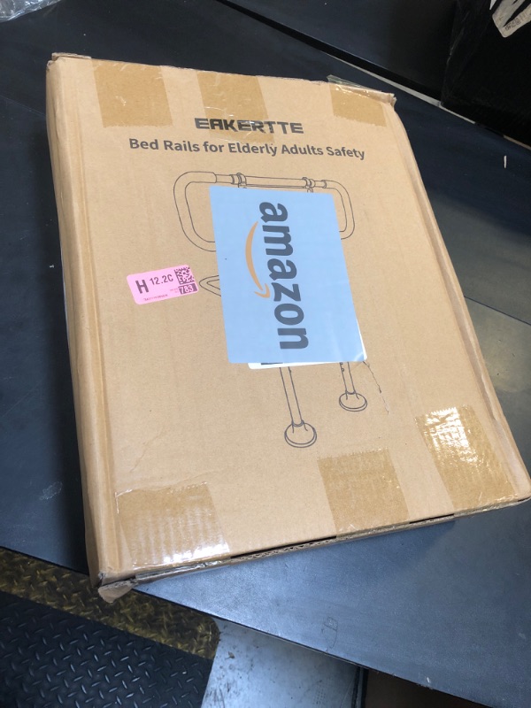 Photo 1 of Eakertte Bed Rails for Elderly Adults Safety - Adjustable Bed Side Rails with Support Leg, Bed Cane with Storage Bag and Motion Sensor Light, Fits Queen, King, Twin, Full, Supports up to 400lbs