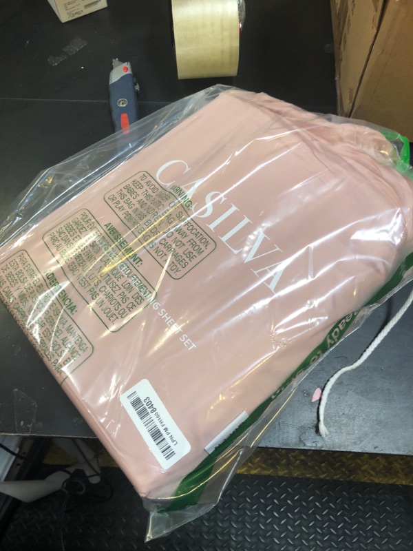 Photo 1 of CASILVA Eucalyptus Sheets - Infused with Silver for Anti-Odor, Softer Than Silk Fibers, More Cooling Than Cotton - Perfect for Hot Sleepers & Sensitive Skin - 100% Tencel Lyocell - Queen Sheet Set