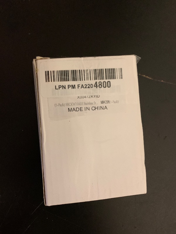 Photo 1 of (1-Pack) SECKWHALE Stainless Steel Water Hammer Arrestor, 7/8" Female Swivel Ballcock Nut X 3/4" Male Thread, Reduce Banging Noise in Toilets and Pipes, Tee, Toilet