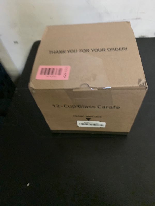 Photo 1 of 12-Cup Replacement Glass Coffee Carafe Compatible with Mr. Coffee LMX, TP, MMX, and MSX series coffeemakers