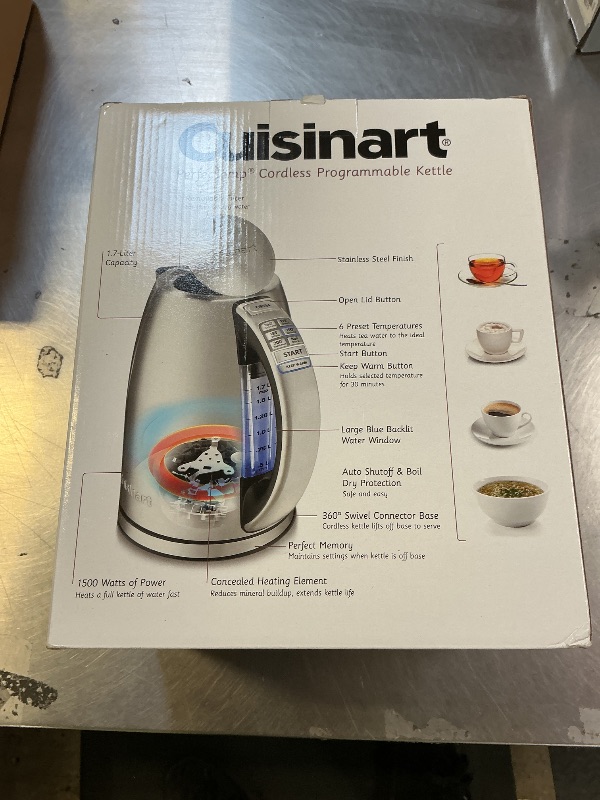 Photo 1 of Electric Kettle Temperature Control, 1.7L 1500W Electric Tea Kettle with 13 Temperature Settings, Strix Thermostat, LED Display&Touch Control, Auto Shut-Off Protection, Boil Dry Protection