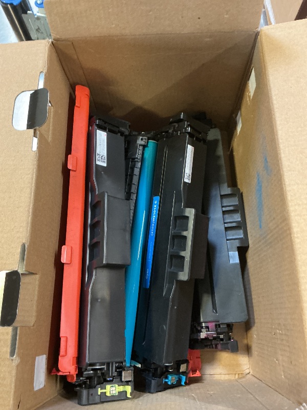 Photo 1 of 210X Toner Cartridges 4 Pack High Yield (with Chip) Compatible Replacement for HP 210X 210A for Color Laserjet Pro MFP 4301fdw 4301fdn Pro 4201dw 4201dn Series Printer Ink W2100X W2100A (BCMY, 4-Pack)