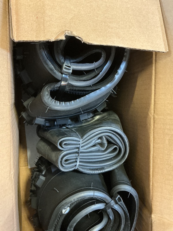 Photo 1 of MOHEGIA EBike Fat Tire Replacement Set: 2 Pack 20 x 4.0-inch Folding Bicycle Tires, Inner Tubes, and Tire Levers, High-Performance and All-Terrain with Offroad or Trail Riding