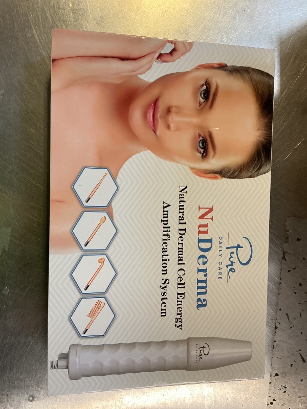 Photo 1 of Pure Daily Care NuDerma Handheld Skin Therapy Wand Machine w/Neon – Anti-Aging - Skin Tightening - Wrinkle Reducing - Dark Circles – Clarifying - Hair & Scalp Stimulator