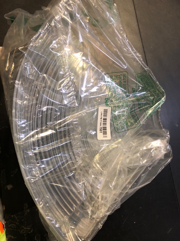 Photo 1 of iDesign Clear Plastic 1/4 Wedge Bin for Corner Lazy Susan Cabinet, Kitchen Cabinet Organizer, 2-Pack