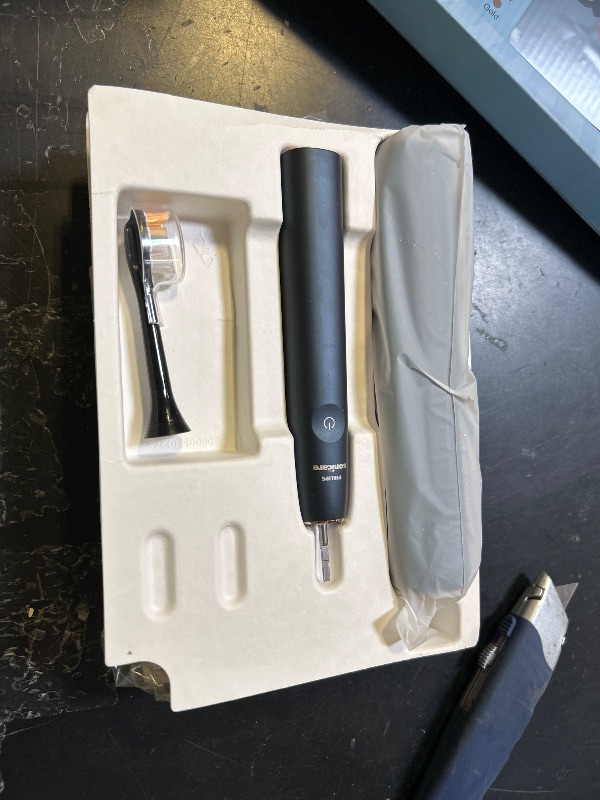 Photo 1 of Philips Sonicare DiamondClean 9900 Prestige Electric Toothbrush - with SenseIQ Technology and Advanced AI App, 5 Brushing Modes, 3 Intensity Levels, Charging Travel Case,Midnight Blue, Model HX9990/12