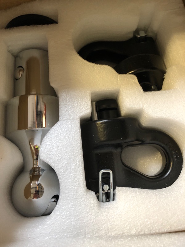 Photo 1 of 60692 Puck System Gooseneck Hitch Ball Kit, 2-5/16 Inch Ball Compatible with 2013-2026 Ford F250 F350 F450, 2016-2026 Chevrolet Silverado, GMC Sierra & Nissan Titan XD, 38000 lbs GTW/ 9500 lbs VTW