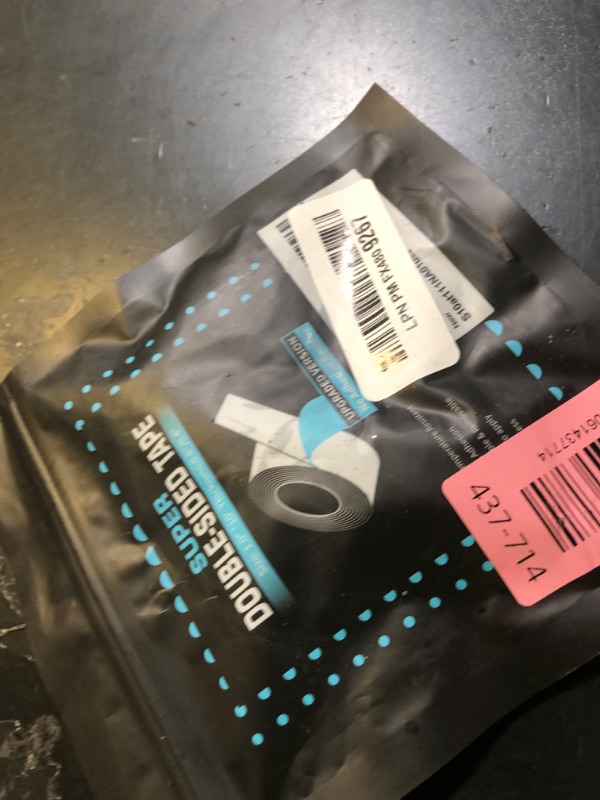 Photo 1 of *********HEAVILY USED*************
Art3d Double-Sided Mounting Tape (10FT), Multipurpose Removable Adhesive Foam Tape, Transparent, Household