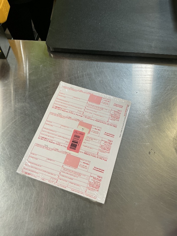 Photo 1 of 1099 NEC Copy A Forms 75 Forms (25 Sheets) Federal Income Laser Tax Forms, 2025