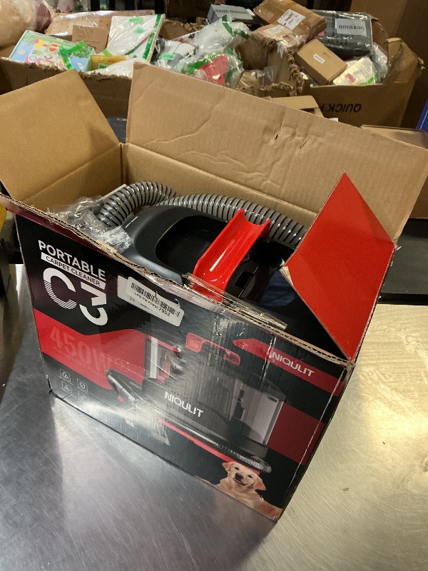 Photo 1 of Portable Deep Cleaner for Carpets and Upholstery, Fabric Cleaner for Stairs, Auto Interior