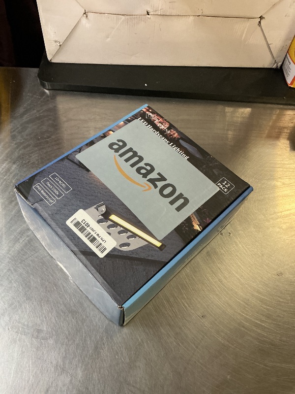 Photo 1 of Taoesy 12 Pack 7 Inch Retaining Wall Lights, 5W 2700K Soft White LED Hardscape Lighting, 12V AC/DC Low Voltage Step Light, IP65 Waterproof Outdoor Landscape Lighting for Patio Walls Stairs, ETL