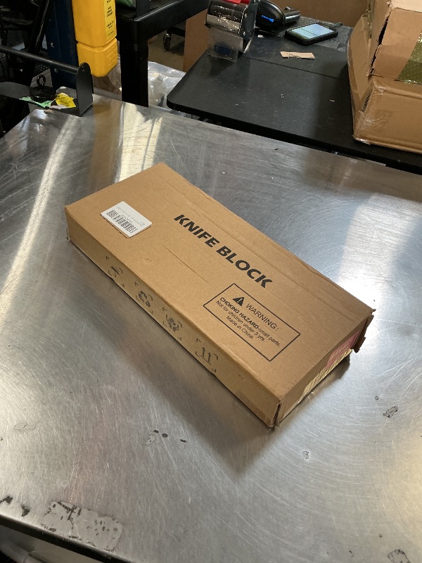 Photo 1 of Bamboo Knife Block and In-Drawer Storage, Display Stand and Organizer, Holds Up To 7 Knives(Not Included)