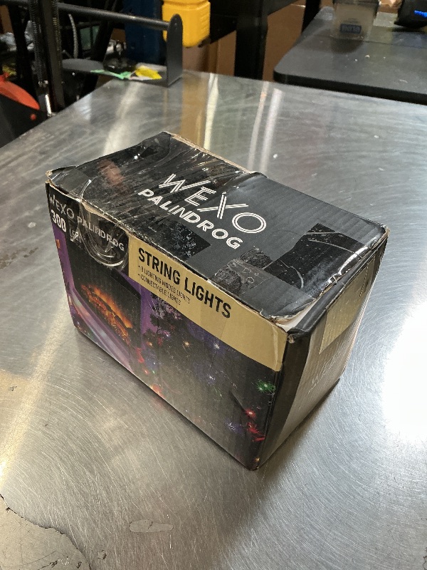 Photo 1 of Wexo Palindrog Christmas String Lights, 100 FT 300 LED String Lights Green Wire with Timer 8 Modes, Connectable Waterproof Decoration for Indoor Outdoor Xmas Trees Party Garden Wedding, Multi-Colored