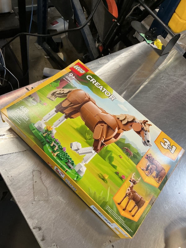 Photo 1 of **OPENED, USED** LEGO Creator 3 in 1 Beautiful Horse Building Toy for Kids - Building Blocks & Learning Toy for Girls & Boys, Ages 9+, Create a Horse, Bear, or Deer Toy with 1 Set - Gift for Birthdays - 31166