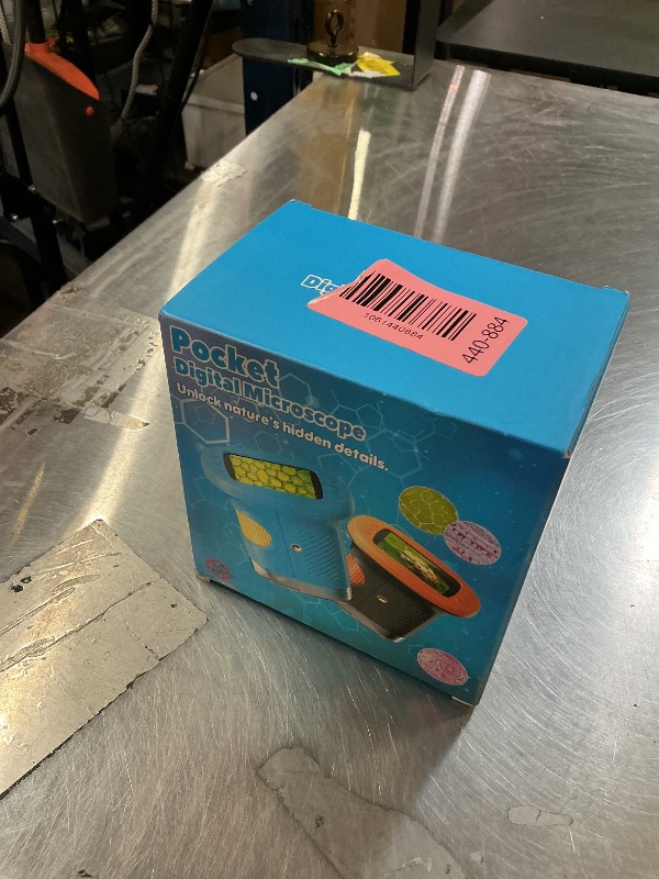 Photo 1 of 1000X Handheld Microscope for Kids, 4K 2.4" Screen Digital Kids Microscopes with 12 Slides, Portable Edu Toys Gifts for Age 3 4 5 6 7 8 9 10 11 12 Year Old Boys Girls Children Students(Blue)