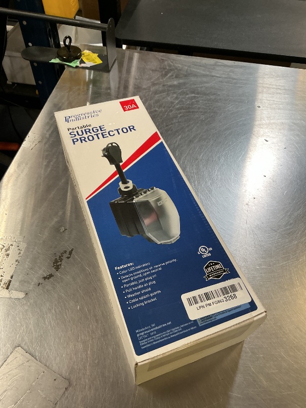 Photo 1 of Progressive Industries SSP-30XL Portable RV Smart Surge Protector, Black, 30 Amp