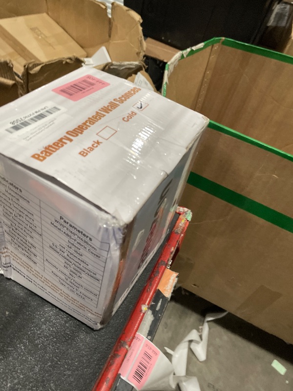 Photo 1 of 1 Pack Battery Operated Wall Sconce Light: 6000mAh Gold Rechargeable Wall Lights with Touch and Remote, 4CCT Dimmable Battery Powered Wireless Scone Lighting for Bedroom Bathroom Hallway Living Room