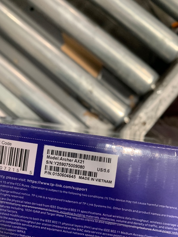 Photo 1 of **FACTORY SEALED*** TP-Link AX1800 WiFi 6 Router (Archer AX21) – Dual Band Wireless Internet, Gigabit, Easy Mesh, Works with Alexa - A Certified for Humans Device, Free Expert Support
