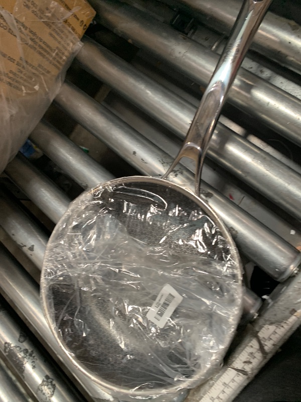 Photo 1 of **MISSING BOLT FOR HANDLE**SNOWCLAD Frying Pan, 9.8 Inch Hybrid Non Stick Stainless Steel Skillets, Dishwasher Induction Oven Broiler Safe, Non Toxic Chef's Pan, PFOA Free Cookware