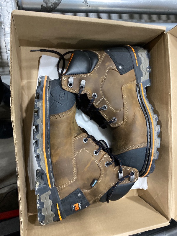 Photo 1 of Timberland PRO Men's Boondock 6 Inch Soft Toe Waterproof Industrial Work Boot, Brown-2024 NEW, 8.5 M US