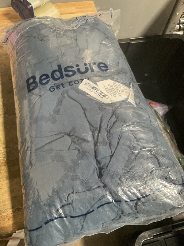 Photo 1 of *UNKNOWN SIZE* BEDISURE GET COZY COMFORTER NAVY BLUE