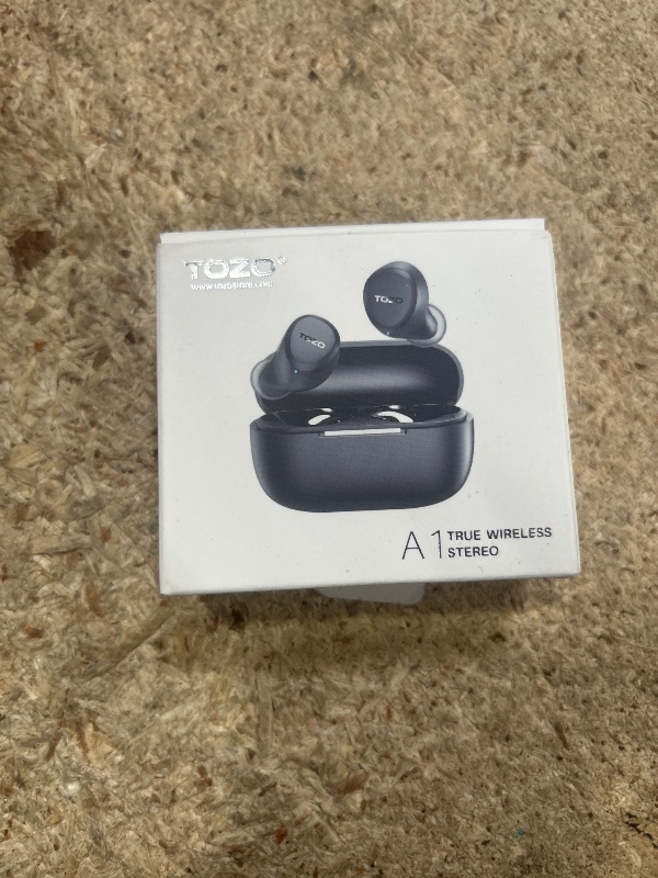 Photo 1 of **LEFT EAR DOESNT WORK**TOZO A1 Wireless Earbuds Bluetooth 5.3 Light Weight in Ear IPX5 Waterproof Headphones 2 Mic for AI Calls, Immersive Premium Sound Bass Headset with Charging Case, 32 Presets EQ Customization via App
