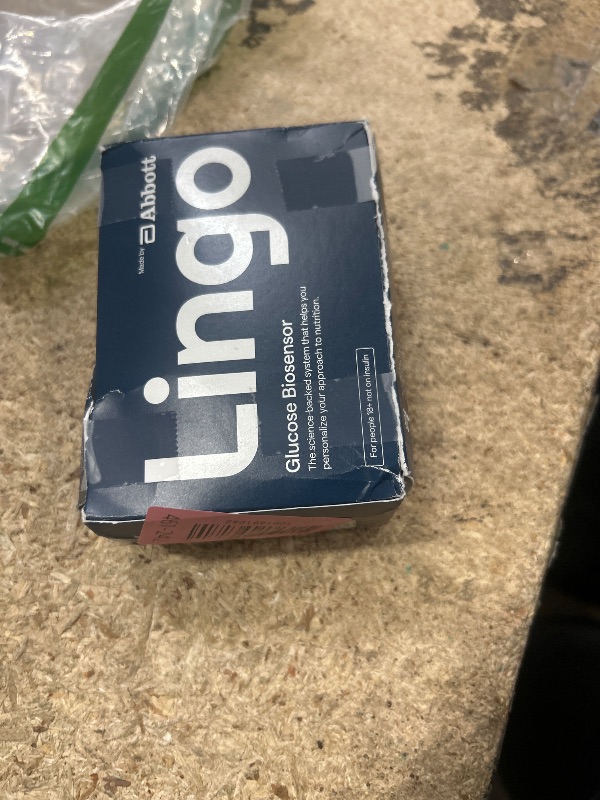 Photo 1 of ***MISSING PARTS***
Lingo Continuous Glucose Monitor (CGM). Made by Abbott. Optimize Your Nutrition with Real-time Glucose Data & Insights. 1 Lingo biosensor lasts up to 14 Days*. Works with iOS and Android. US Only.