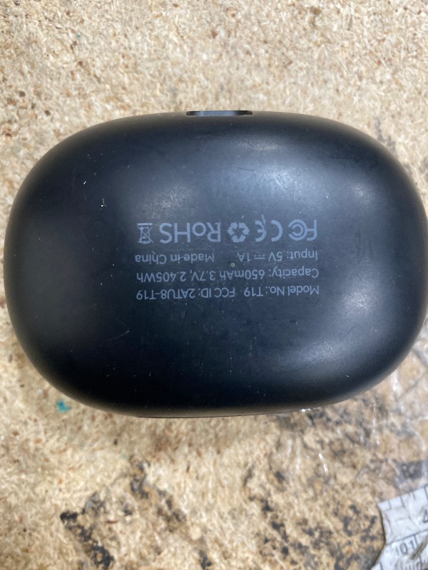 Photo 1 of **PARTIALLY FUNCTIONAL 1 EAR WORKS*** WHAOYUYAN Wireless Earbuds, Sports Bluetooth Headphones, 80Hrs Playtime Ear Buds with LED Power Display, Noise Canceling Headset, IPX7 Waterproof Earphones for Workout/Running(Black)