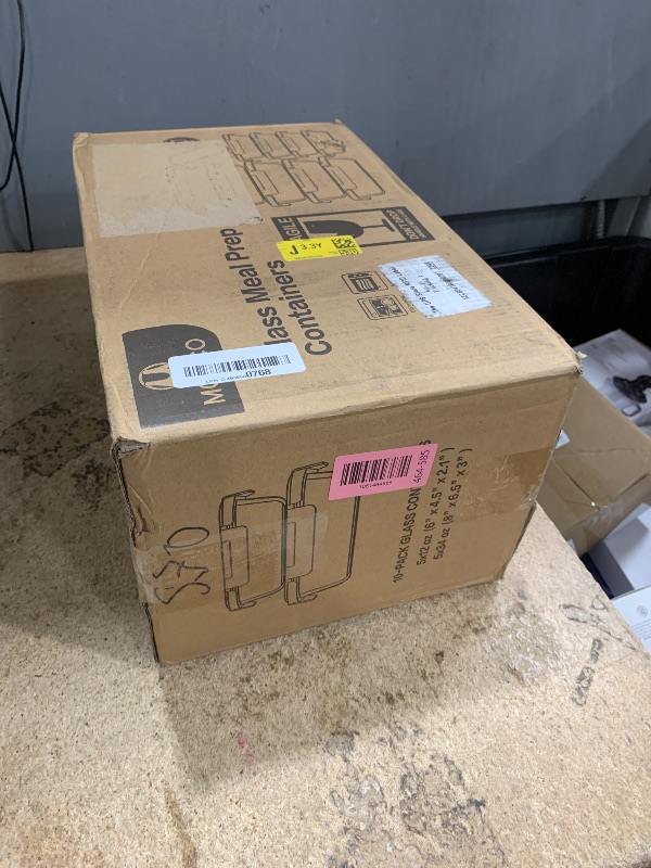 Photo 1 of [10-Pack] Glass Meal Prep Containers with Lids, MCIRCO Food Storage Containers with Snap Locking Lids, Airtight Lunch Containers, Microwave, Oven, Freezer and Dishwasher