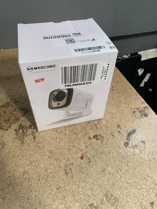Photo 1 of ?Auto Focus&1080P?Magcubic Mini Smart Projector with 4K Support, Portable Projector with Wifi and Bluetooth, 5W Speaker, Built in Apps, Voice Control, Outdoor Movie Projector