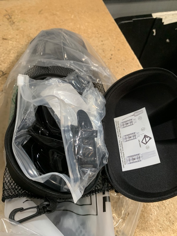 Photo 1 of +2.0 to +5.0 Hyperopia Diving Mask Farsighted with Tempered Glass Lenses, Gear for Men Women (+4.0 with Snorkel)