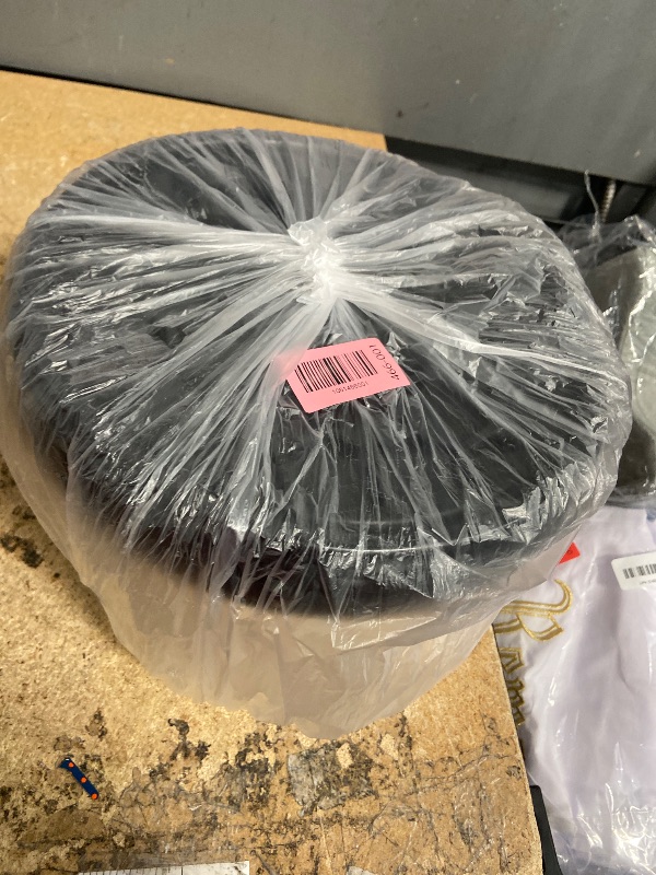 Photo 1 of 10 - 11" Plastic Disposable Cake Containers Carriers With Dome Lids And Cake Boards [5 Pack] And Cake Server | Round Bundt Cake Boxes / Cover | 2-3 Layer Cake Holder Display Containers For Transport