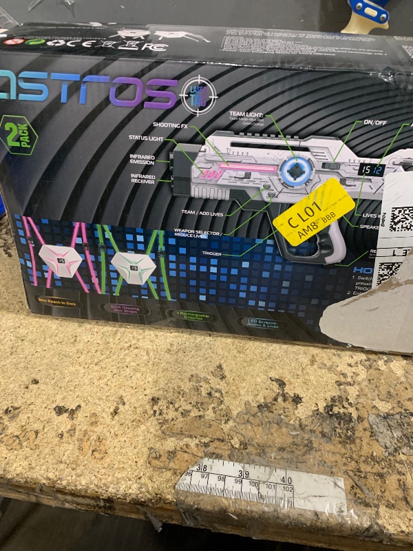 Photo 1 of ***missing second vest**Laser Tag Rechargeable, Lazer Tag Game Set of 2 for Kids Indoor & Outdoor Play, Gift Ideas for Kids Teens and Adults, Cool Toys for Teenage Ages 8 9 10 11 12+Year Old Boy & Girls