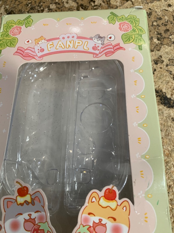 Photo 1 of [Improved Easy Dockable Version] Clear Glitter Case for Nintendo Switch 2, FANPL Protective Cover for Switch 2 and JoyCon Controller - Strong and Durable, Not Easy to Fall Off