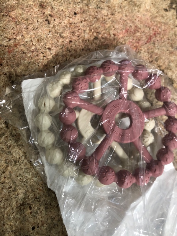 Photo 1 of 2 Pack Ring Teether Baby Infant Toys, Baby Essentials, Silicone Teething Ring Toys for Babies 0-6 Months, Seposeve Toddler Teethers 6-12 Months 12-24 Months, Infant Teething Relief, Purple Pink White