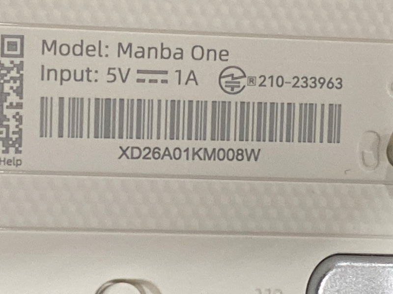 Photo 1 of ***ISSUES PAIRING WITH DONGLE*** ManbaOne Interactive Screen Wireless Gaming Controller for PC/Switch/Switch 2/iOS/Android,Hall Effect Stick & Trigger,RGB Lighting,Remappable Buttons,1800mAh with Charging Dock (White)