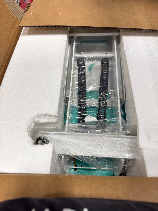 Photo 1 of ***MISSING HARDWARE***ColorSub 15x15 Heat Press for T-Shirt with Slide Out Drawer, Sublimation Heat Press Machine, Teal