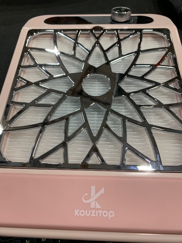 Photo 1 of **MISSING POWER CORD**Nail Dust Collector for Nail Techs, Compact & Quiet Nail Vacuum dust Collector with Reusable Filter, Powerful Nail Fan Nail Tech Must Haves for Gel Polish, Pedicures, Salon & Home Use