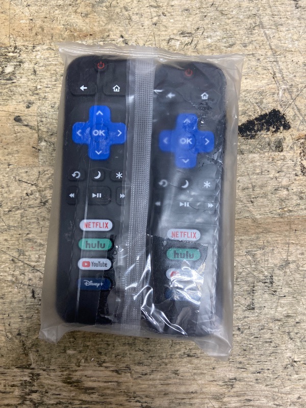 Photo 1 of (Pack of 2) Replacement Remote Control Only for Roku TV, Compatible for TCL Roku/Hisense Roku/Onn Roku/Sharp Roku/Element Roku/Westinghouse Roku/Philips Roku Smart TVs (Not for Roku Stick and Box)