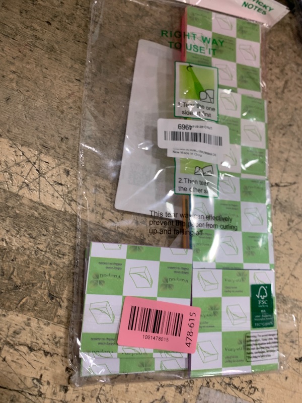 Photo 1 of (24 Pads) Sticky Notes 3x3 Inches,Bright Colors Self-Stick Pads, Easy to Post for Home, Office, Notebook