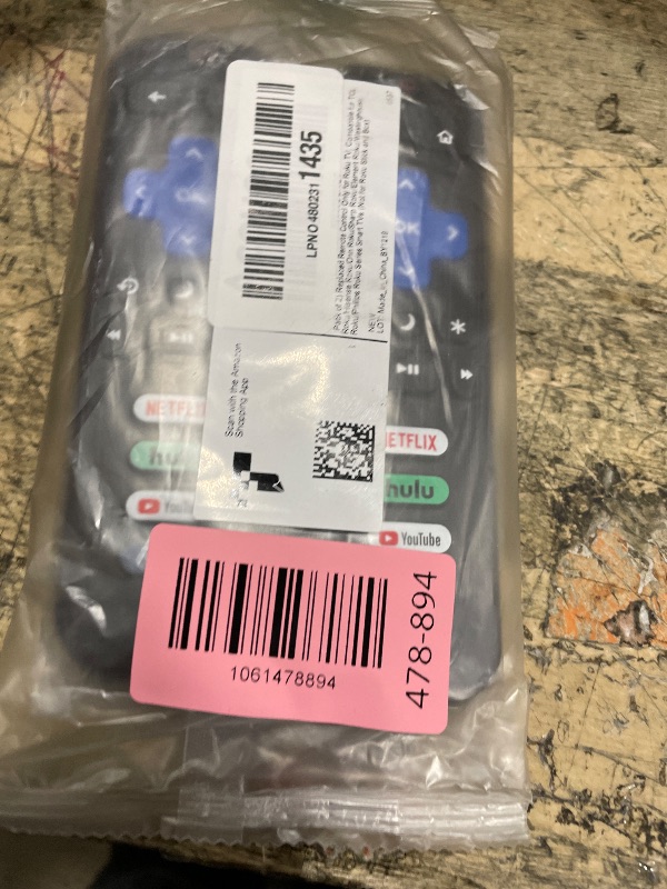 Photo 1 of (Pack of 2) Replacement Remote Control Only for Roku TV, Compatible for TCL Roku/Hisense Roku/Onn Roku/Sharp Roku/Element Roku/Westinghouse Roku/Philips Roku Smart TVs (Not for Roku Stick and Box)