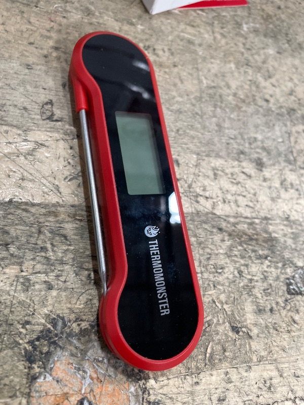 Photo 1 of 0.5 Sec Instant Read Meat Thermometer Digital with ±0.5? Precision, Food Thermometer for Cooking Kitchen Gadgets, Oven Grill Candy BBQ Essentials Accessories, Gifts for Him Dad Men Birthday, Red