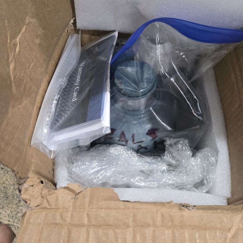View 3 of **PARTS ONLY**BAOSHISHAN Low Profile Bottle Jack 10 Ton Double Ram Jack 4-7/8'' to 8-7/8'' Lifting Range Hydraulic Jack Stubby Short Welded Bottle Jack