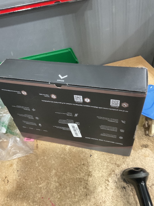 Photo 1 of **PARTS ONLY** Smart Front Door Lock Set – Firstriver Keyless Entry Door Locks with Handle, Fingerprint Deadbolt with Keypad Bluetooth App Control Electronic Auto Locks, Works with Alexa & Google Assistant, Black