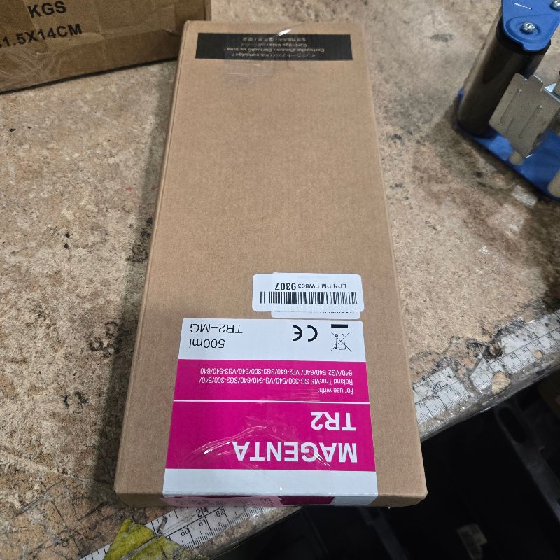 Photo 1 of **FACTORY SEALED** TR2 Ink Cartridge Replacement for Roland TrueVIS TR2 Printers Ink Compatible TR2-MG for TrueVIS SG-540 SG2-540 SG2-640 SG3-540 VG-540 VG-640 VG2-540 VG2-640 VG3-540 VG3-640 Printers (1 Magenta, 500ML)