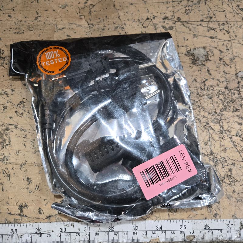 Photo 1 of [5 Pack] Black Short Power Extension Cord - 6inch 3 Prong Mini Indoor Grounded Extension Cord,16AWG Small Electrical AC Extension Cord for Outlet Saver,Rated for 13AMP Home Appliance Extender Lead